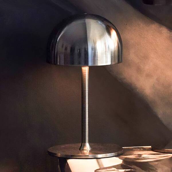  Sirius Lampa Stołowa Led Tim, Kolor Niklowy, Wysokość 22 Cm, Ip54 