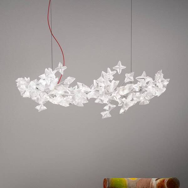  Slamp Slamp Hanami Suspension Żyrandol, Czerwony Kabel 