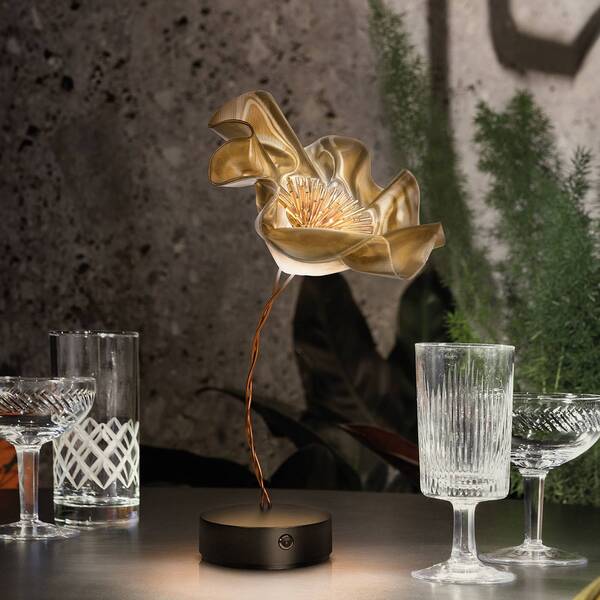  Slamp Lampa Stołowa Led Slamp Lafleur, Akumulator, Aksamitna 