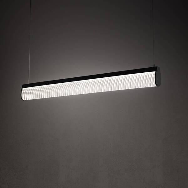 Slamp Lampa Wisząca Led Slamp Modula, Plisowana, Czarna 