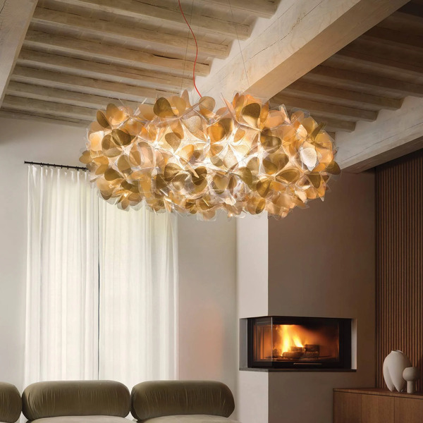  Slamp Slamp Żyrandol Clizia Mama Non Mama, ø78cm, Złoty/czerwony 