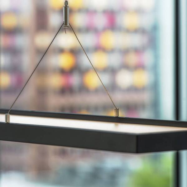  Slv Lampa Wisząca Biurowa Led Slv Worklight, Czarna 