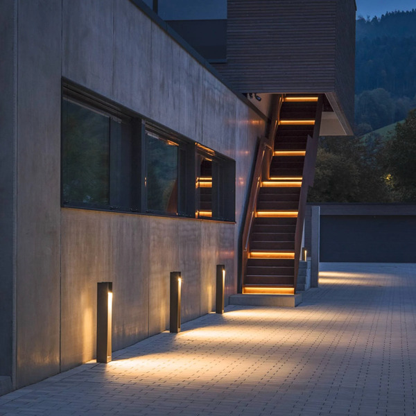  Slv Projektor Ogrodowy Led Slv Quad Pole, Antracyt, Aluminium, Wysokość 90 Cm 