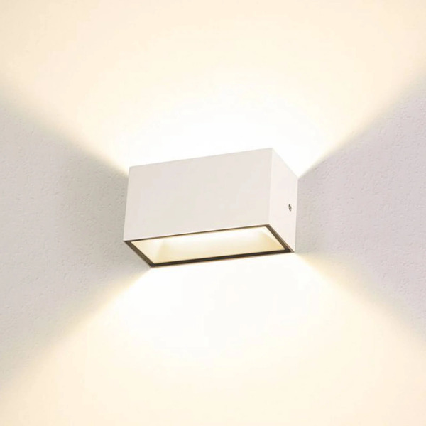  Slv Slv Sitra Led Kinkiet Zewnętrzny Góra/dół 20cm Biały 