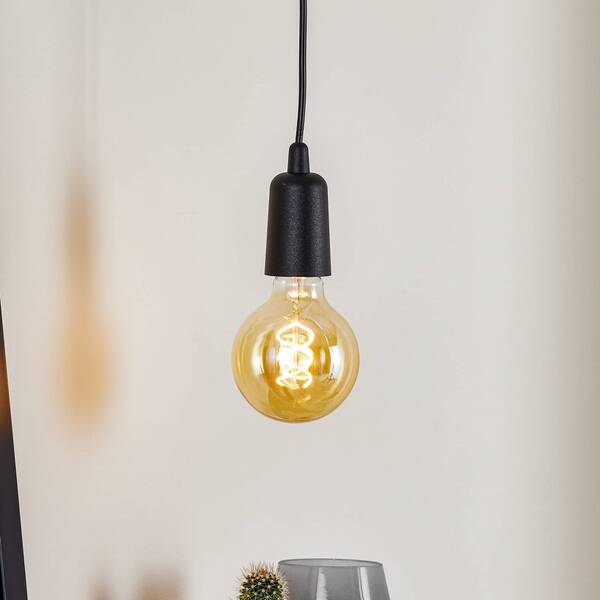  Sollux Lighting Żyrandol Brasil, Czarny, 1-punktowy 