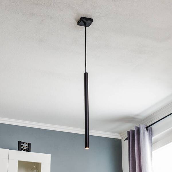  Sollux Lighting Żyrandol Thin, Czarny, 1-punktowy 