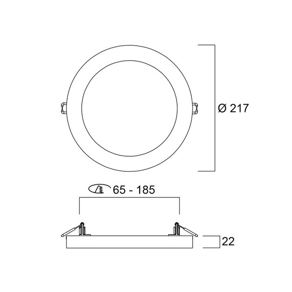  Sylvania Lampa Sufitowa Led Start 5w1, Biała, ø 22 Cm, Cct, ściemniany 