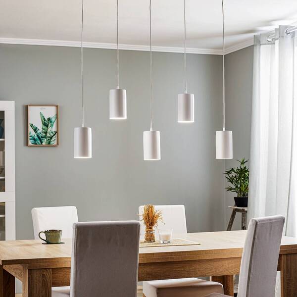  Temar Lighting Lampa Wisząca Zw Tube 170, 5-punktowa, Biała 
