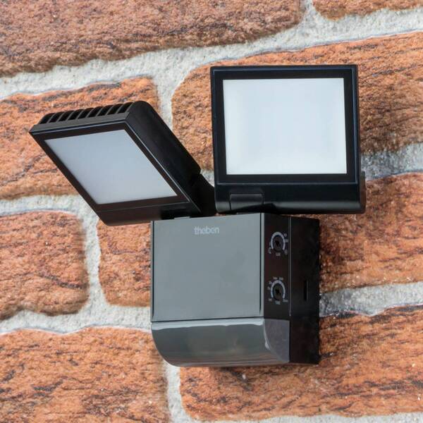  Theben Theben Kinkiet Zewnętrzny Led Theleda S17-100, Czarny Sensor 
