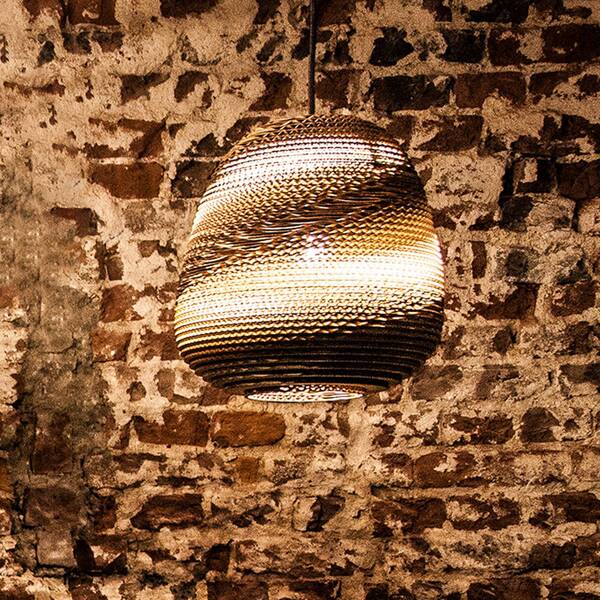 Think Paper Lampa Wisząca Think Paper Binky 290, Tekturowy Klosz 