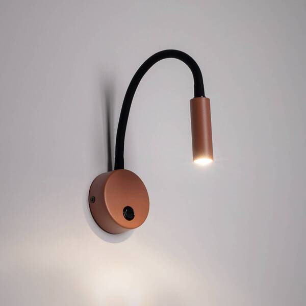  Tk Lighting Kinkiet Lagos, Czerwony/czarny, G9, Wysokość 45 Cm, Metal 