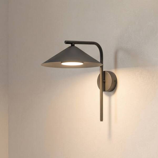  Tk Lighting Kinkiet Lume, Brązowy, Metal, Wysokość 30,5 Cm 