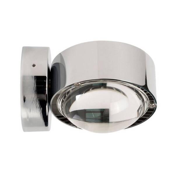  Top Light Kinkiet Zewnętrzny Led Puk Outdoor Wall, Chrom 