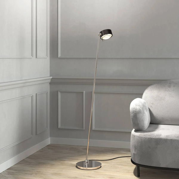 Top Light Puk! 120 Floor Led Przezroczysta, Brązowa/chrom 