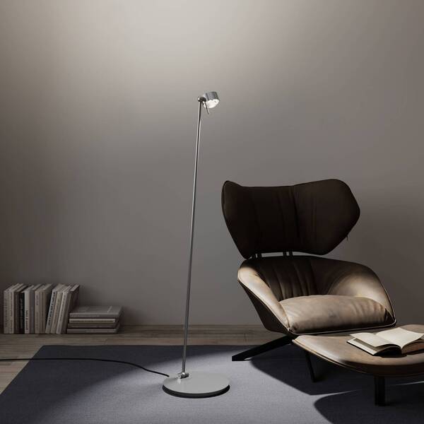 Top Light Puk! 80 Floor Led Przezroczysta/matowa, Matowy 