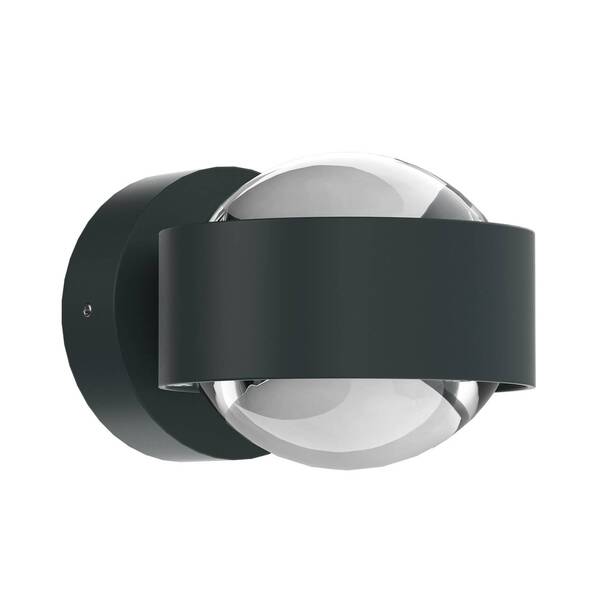  Top Light Puk Mini Wall, G9, Przezroczyste Soczewki, Matowy Antracyt 
