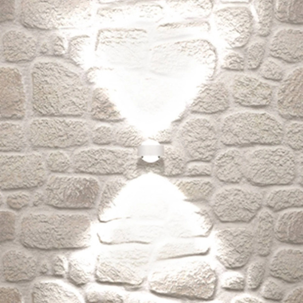  Top Light Puk Mini Wall Led 2x8w Soczewki Przezroczyste, Białe Matowe 