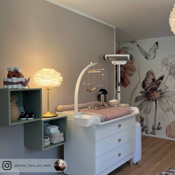 Umage Umage Eos Mini Lampa Stołowa Biała/mosiądz 