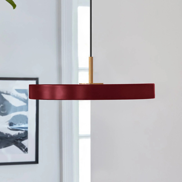  Umage Żyrandol Led Umage Asteria Mini, Rubinowo-mosiężna, ø 31 Cm 