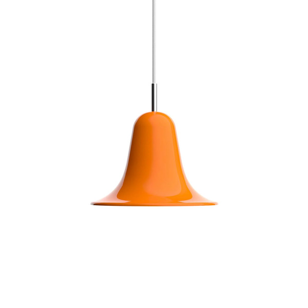  Verpan Żyrandol Verpan Pantop, Pomarańczowy, ø 23 Cm, Metal, E14 
