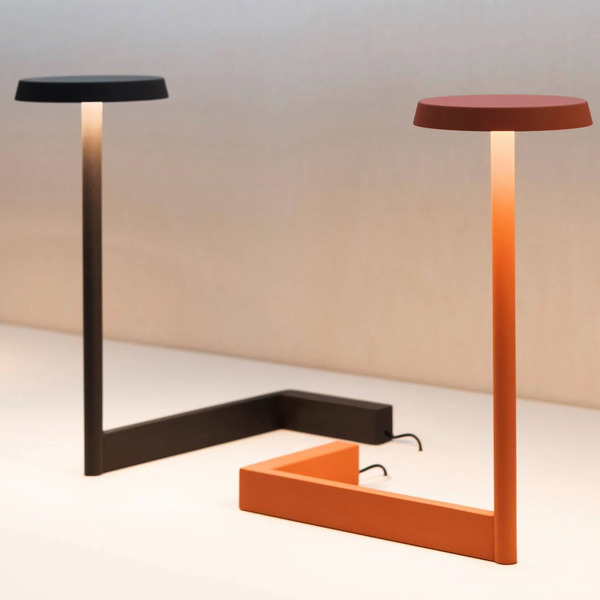  Vibia Vibia Flat Lampa Stołowa Led 30 Cm Czarna 