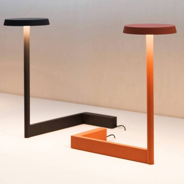  Vibia Vibia Flat Lampa Stołowa Led 30 Cm Terracotta 