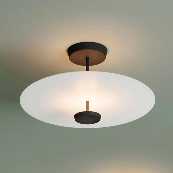  Vibia Vibia Flat Lampa Sufitowa Led 2-punktowa ø 55 Cm Białe 