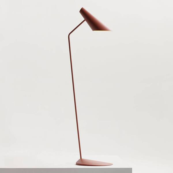 Vibia Vibia I.cono 0712 Designerska Lampa Stojąca, Czerwono-brązowa 