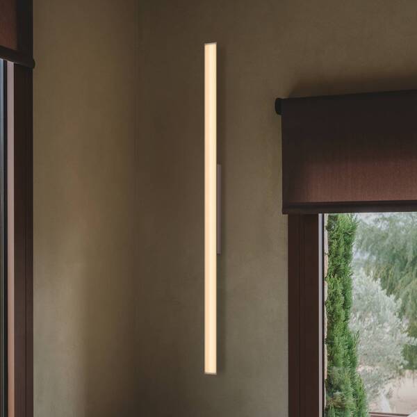  Vibia Kinkiet Led Vibia Spa, Długość 121 Cm, Beżowy, Ip44 2700 K 