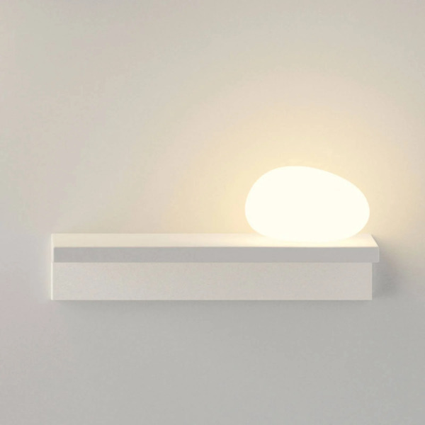  Vibia Kinkiet Led Vibia Suite, Kamień Po Prawej Stronie, Biały, 14 Cm 