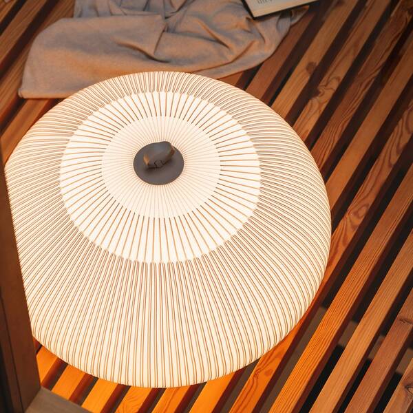  Vibia Vibia Lampa Stojąca Led Knit 7492 Beżowa Wysokość 51 Cm 927 Casambi 