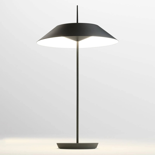  Vibia Lampa Stołowa Led Vibia Mayfair, Grafitowo-szara 