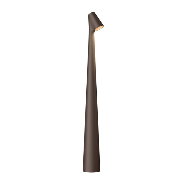  Vibia Vibia Led-akkutischleuchte Africa, Wysokość 45 Cm, Ciemnobrązowa 