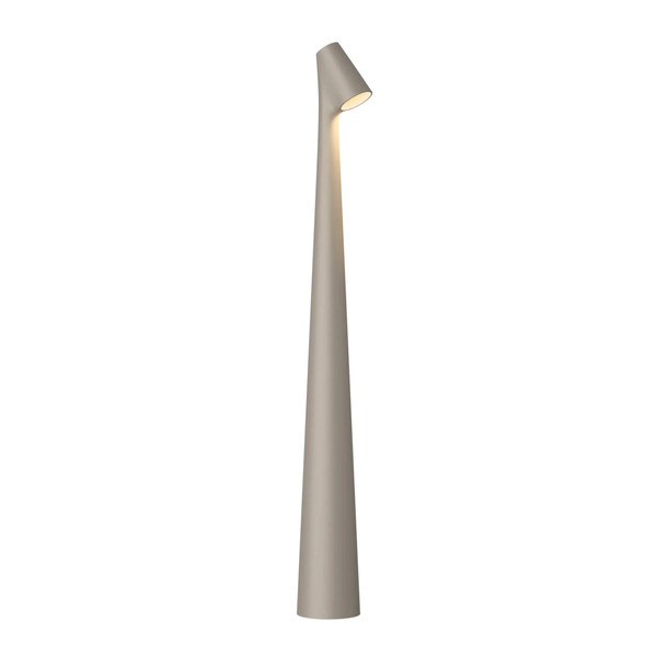  Vibia Vibia Led-akkutischleuchte Africa, Wysokość 45 Cm, Ciemny Beż 