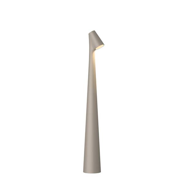  Vibia Vibia Led-akkutischleuchte Africa, Wysokość 40 Cm, Ciemny Beż 
