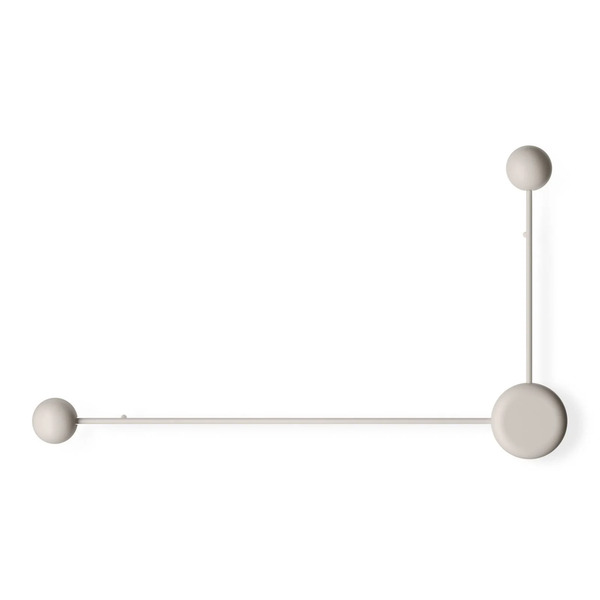  Vibia Vibia Pin 1694 Kinkiet Led, 2-punktowa, Kremowy 