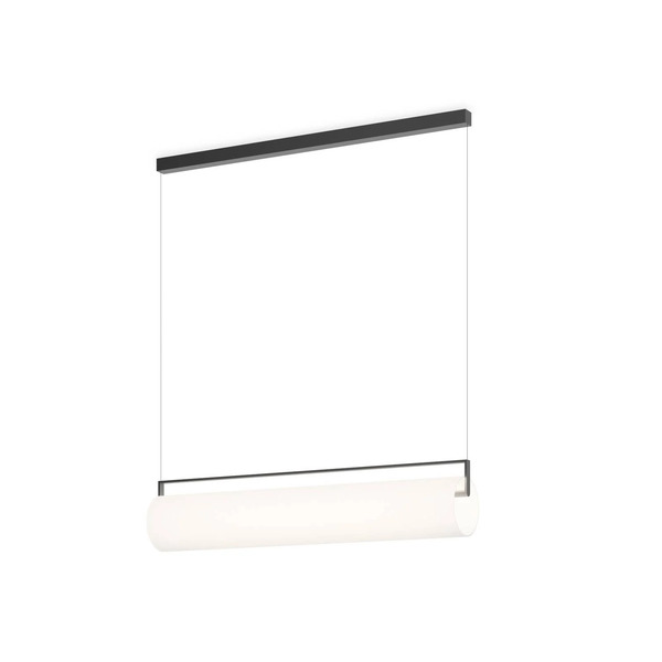  Vibia Żyrandol Led Vibia Kontorno, Długość 92 Cm, Czarna, 930 ściemniany 