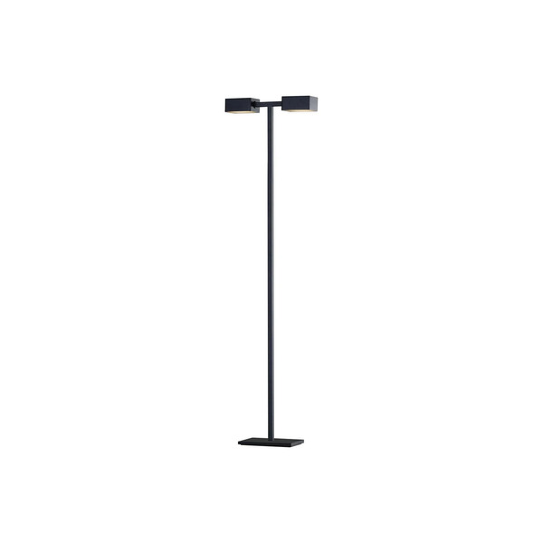  Viokef Lampa Stojąca Led Nosto Ze Stali, Nachylane Klosze 