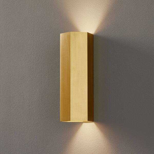  Wever & Ducré Lighting Wever & Ducré Hexo Mini 2.0 Lampa ścienna 20cm Złota 