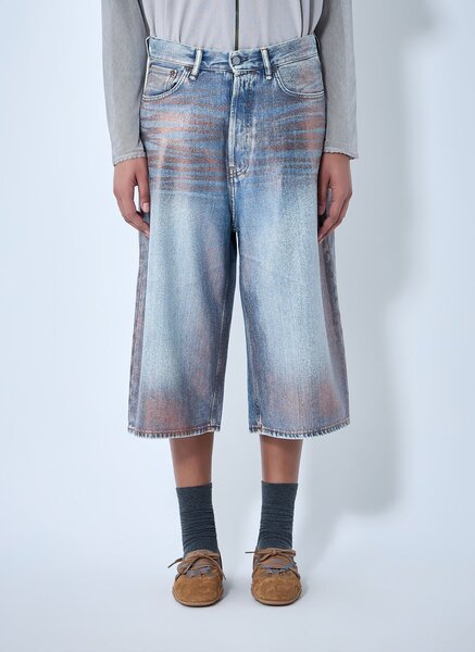  Acne Studios Acne Studios Denim Shorts - Frau Jeans Blue S 