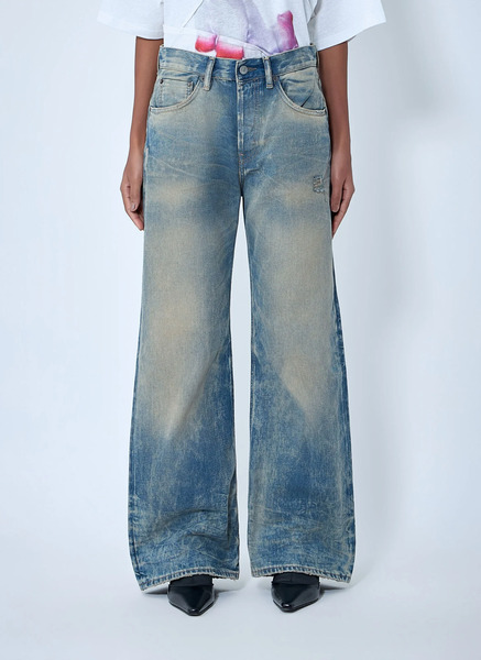  Acne Studios Acne Studios 2021f Five-pocket Jeans - Frau Jeans Blue 30 