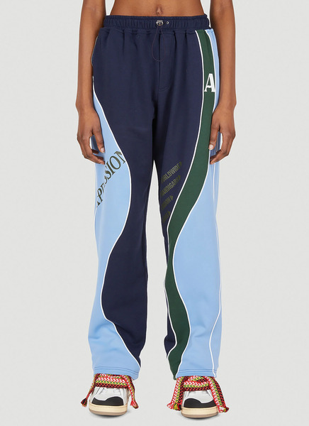  Ahluwalia Ahluwalia Femi Track Pants - Frau Track Pants Blue Uk - 06 