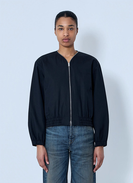  Alexander Wang Alexander Wang Zip-up Bomber Jacket - Frau Jacken Black S 