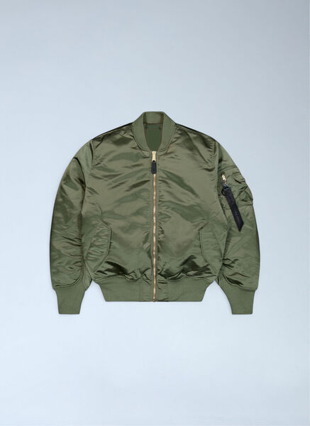  Alpha Industries Alpha Industries Ma-1 Base Flight Bomber Jacket - Mann Jacken Green L 