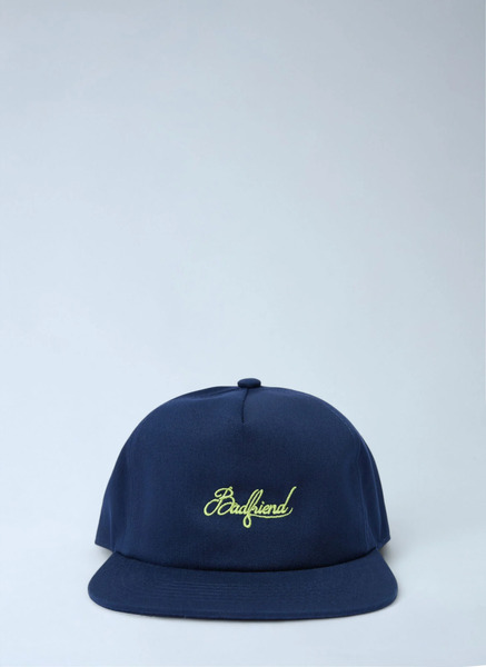  Badfriend Badfriend Logo Motif Baseball Cap - Mann Hats Navy One Size 
