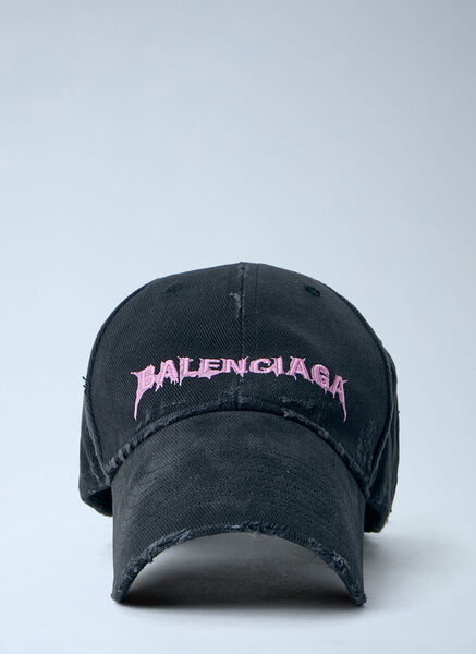  Balenciaga Balenciaga Logo Cap - Mann Hats Black L 