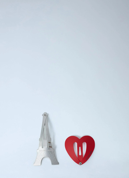  Balenciaga Balenciaga Set Of Two Bazaar Snp Hair Clips - Frau Schmuck Red One Size 