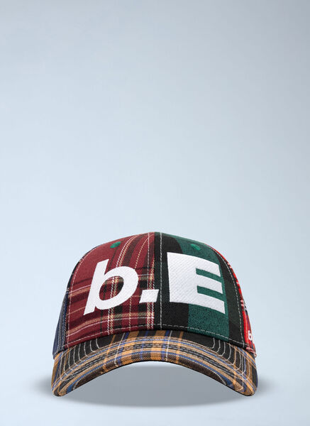  B.eautiful B.eautiful Patchwork Logo Cap - Mann Hats Red One Size 