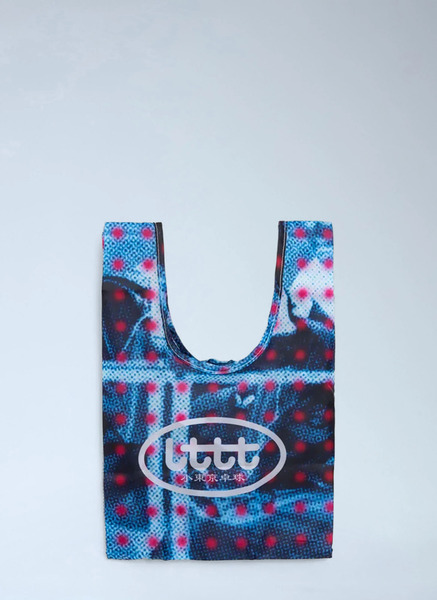  B.eautiful X Lttt B.eautiful X Lttt Mini Dots Reusable Tote Bag -  Shopper Blue One Size 