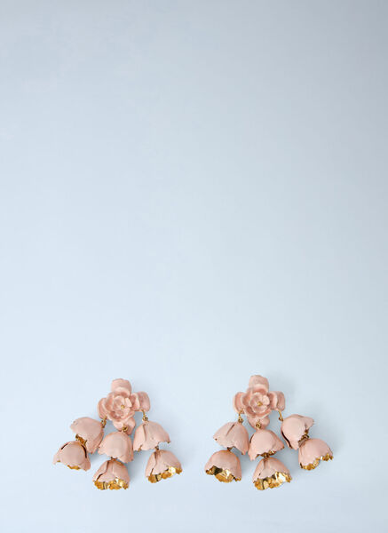  Chloé Chloé Floral Drop Earrings - Frau Schmuck Pink One Size 